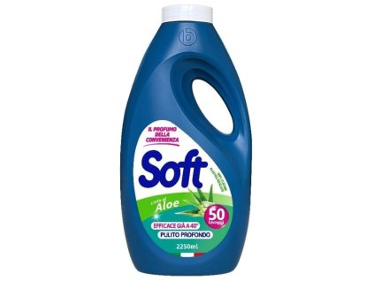 Soft 2250ml prací gel 50W Linfa Di Aloe