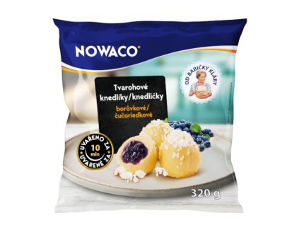 Tvarohové knedlíky borůvkové Nowaco 320 g