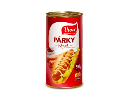 Párky klasik ve slaném nálevu 510g