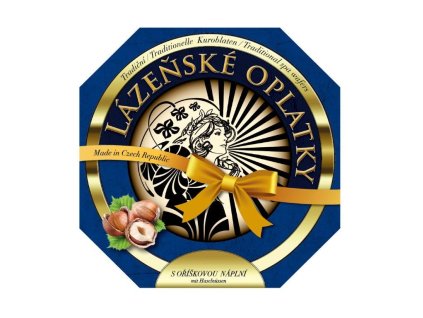 Lázeňské oplatky s oříškovou naplni 175g