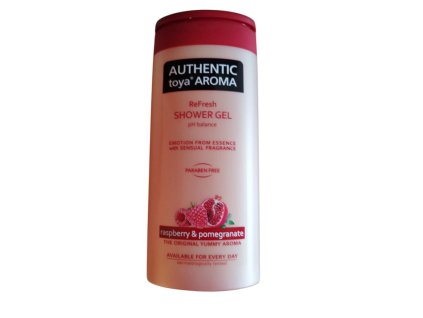 AUTHENTIC toya AROMA sprchový gel 400ml malina granátové jablko