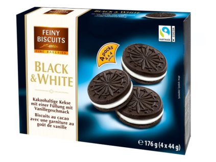 Cookies černé & čokoládové 176g