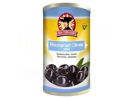 Černěné olivy – vypeckované 350g