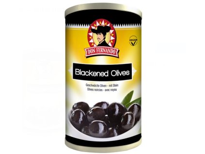 Černěné olivy – s peckou 350g