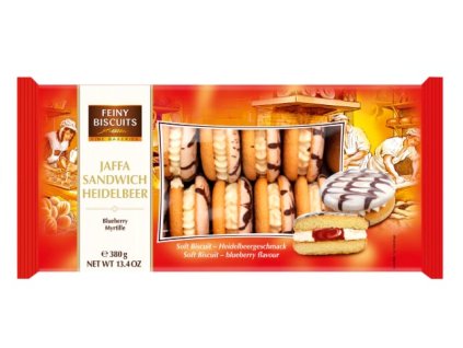 Jaffa sendvič krémovo borůvkový 380g