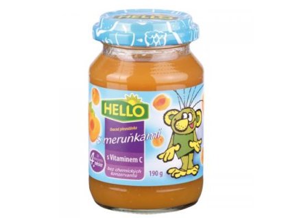 HELLO přesnídávka s meruňkami 190g