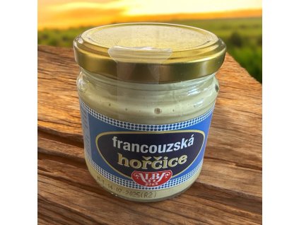 Hořčice francouzská 180g sklo