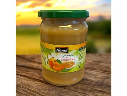 Jablečné pyré meruňka 550 g