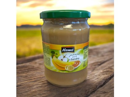 Jablečné pyré s banány 550 g