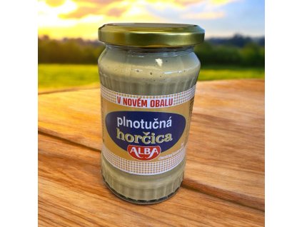 Plnotučná hořčice 340g