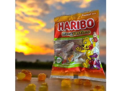 Haribo Tangfastics Ovocné kyselé gumové bonbóny 100g