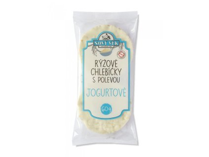 Nový Věk Rýžové Chlebíčky s polevou JOGURTOVÉ 60g