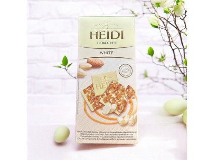 Heidi Florentine bílá čokoláda s karamelizovanou mandlovou vrstvou 100 g