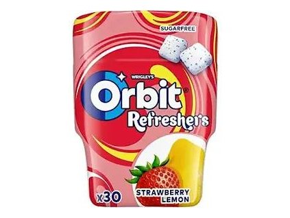 Refreshers žvýkačky Strawberry Lemon dóza, 67 g