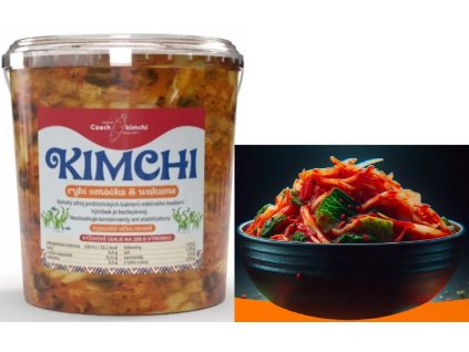 Kimchi s rybí omáčkou a řasou wakame 1kg