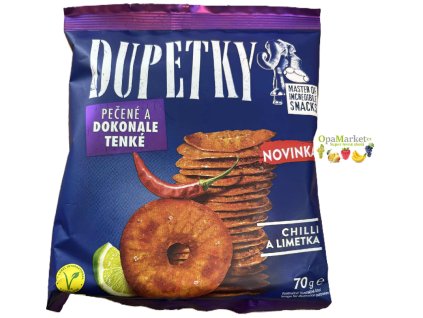 DUPETKY pečené & chilli lime 70g