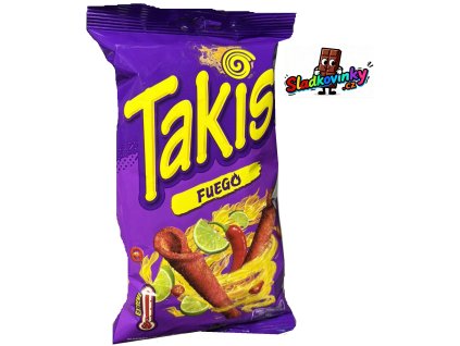 Takis Fuego Chilli and Lime Tortilla Chips 100g