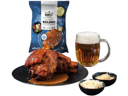 Vepřové koleno sous-vide 750 g za 99 Kč.