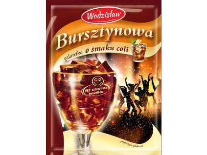 Galaretka jantarová s příchutí COLA 75g