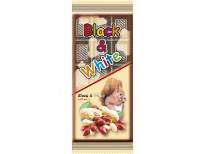 Black & White kakaové pochoutka s Arašídami 80g