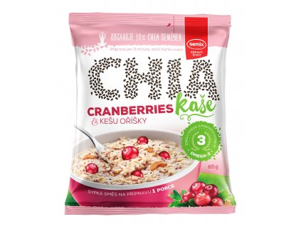 CHIA KAŠE CRANBERRIES A KEŠU OŘÍŠKY 65 G