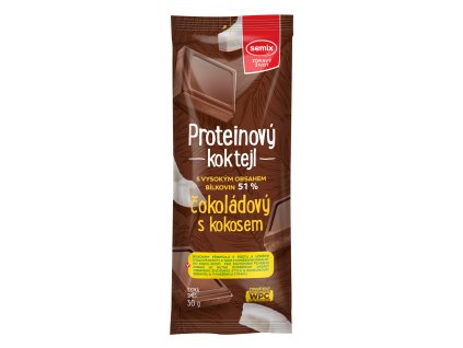 PROTEINOVÝ KOKTEJL ČOKOLÁDOVÝ S KOKOSEM 30 G
