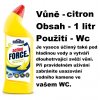 FORCE ČISTÍCÍ GEL NA WC - CITRÓNOVÁ VŮNĚ 1 L