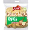 ARTUR Crackers onion ve tvaru koleček s cibulovou příchutí 90g