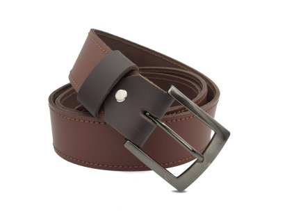 hnědý pásek basic tmavý u spony2 1000px