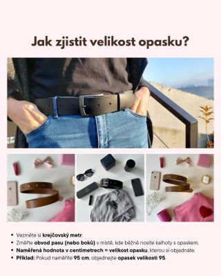 Než si vyberete nový opasek, věnujte minutu měření 📏 ✅ Krejčovský metr ✅ Obvod pasu nebo boků (místo, kde chcete pásek...