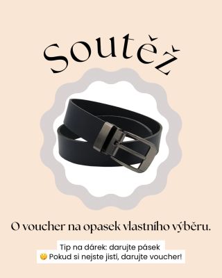 První adventní neděle si žádá své - soutěž o voucher na pásek dle vlastního výběru! 🤩 Voucher si můžete nechat nebo ho...