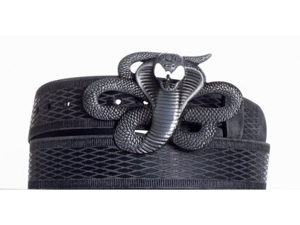 Kožený pásek kobra vrb