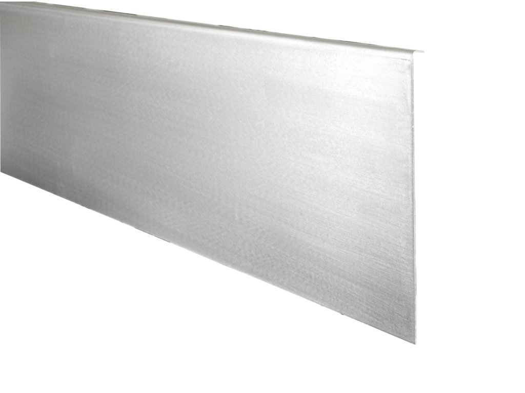 Krycí lišta boční-levá (9.5x121x1.0mm) ke AL. kotevnímu profilu EAL-L121,