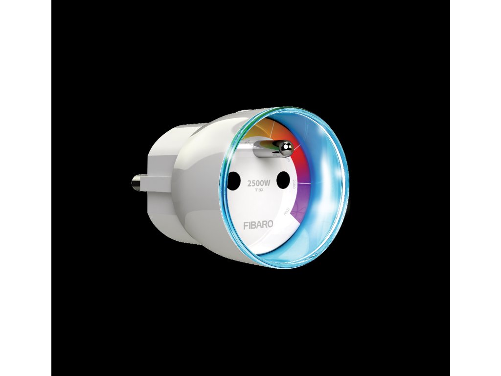FGWPE-102 ZW5 inteligentná zásuvka s meraním (2.5kW) LED, pracuje s FIBARO produktami a s vybranými produktami skupiny NICE.