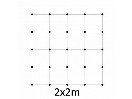 Montážní sada pro zelenou stěnu - nerez, rozmer 2x2m. Set obsahuje: EB1-GW01 (25ks); PVC-LA4 (20ks); MD-GEL454/20 (1ks); EB2-LA4 (25m)