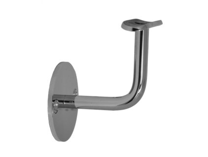 Držák madla na stěnu na trubku ø 42.4mm, leštěná nerez / AISI304