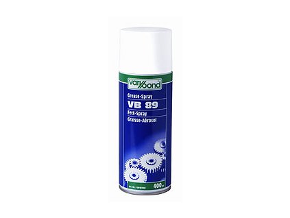 VARYBOND VB89 tuk v spreji (400 ml). Pro spolehlivé a trvalé mazaní kuličkových ložisek, rychlooběžných řetězů, řetězů ozubených kol, atd.