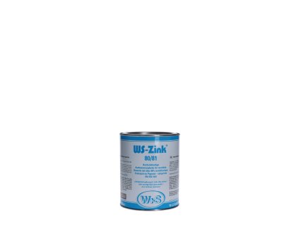 zinková farba WS-Zink® 80/81 s obsahom zinku 90% 0.5l Na opravy zvarov,na žiarovo pozinkovaných konštrukciách; opticky zladené s čerstvým žiarovaním odolný do 300 ° C , základný náter pre následné lakovanie, vodivá ochranná vrstva na bodovanie