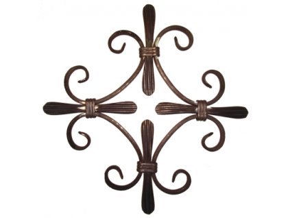 Kovářský ornament H 360 x L 360 mm, 12 x 6 mm