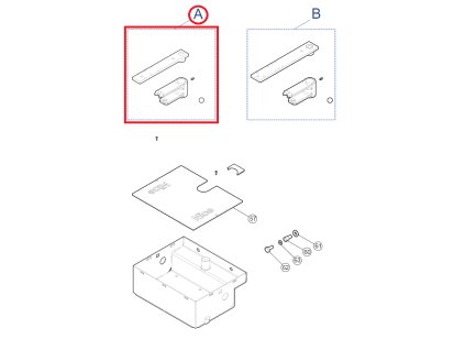 PRBM01 sada upevňovacích pák pro BMBOX/ BIG-FAB pro MEA3