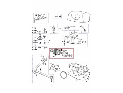 PRHY02 kit - stator a rotor pro Hyppo 220V