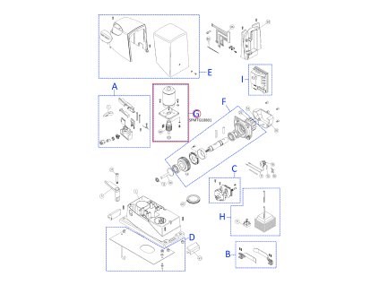 SPMTG10801 kit motoru pro ROAD400R10