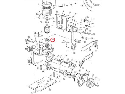 PMCU7.4630 ložisko 6204 20 x 47 x 14 pro ROBO1000