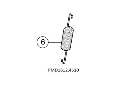PMD1612.4610 vyvažovací pružina pro závoru SBAR/ XBAR/ WIDES