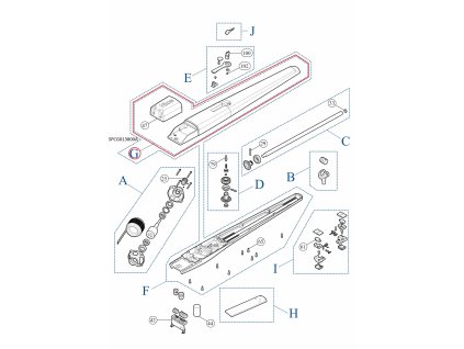 SPCG013800A - kit horního korpusu pro TOONA5 ...