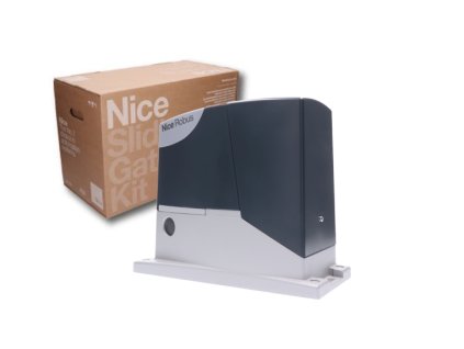 NICE ROBUS 400 samostatný pohon pro posuvnou bránu do 400kg, pohon 24V, 250W, 400N, 1x elektronika RBA3R10