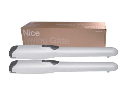 NICE WINGO 2024 sada pro dvoukřídlou bránu do 2m/křídlo, 2x WG2024 (24V, 85W, 1500N), 1x MC424R10 + vestavěný přijímač, 2x FLO2RE, 1 pár BF, 1x ELDC