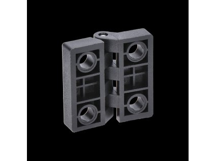 záves plastový 48x48x30mm, otvor fi. 6.5mm