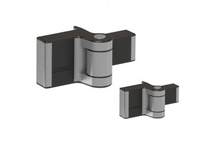 LOCINOX® PUMA regulovatelný pant pro křídlové vrata, otevíratelný do 180°, nastavitelný 2D