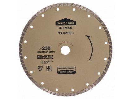 profesionální Turbo diamantový kotouč 230x2.6x22